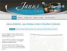Tablet Screenshot of janus-ardeche.com